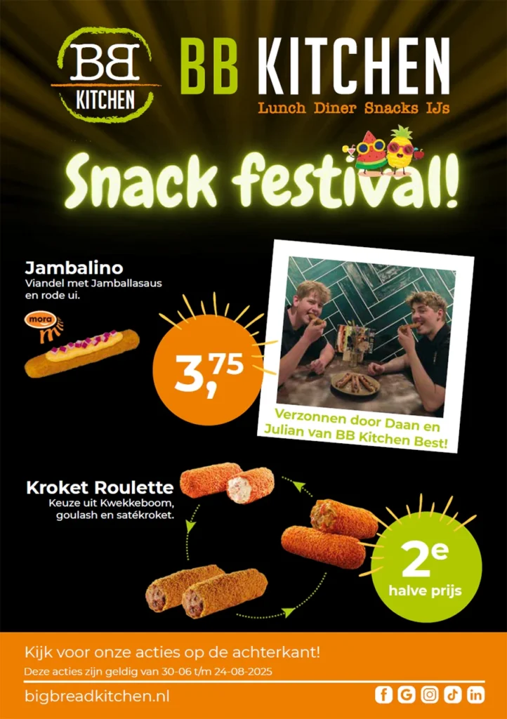 Jaar aktie snack festival 2025